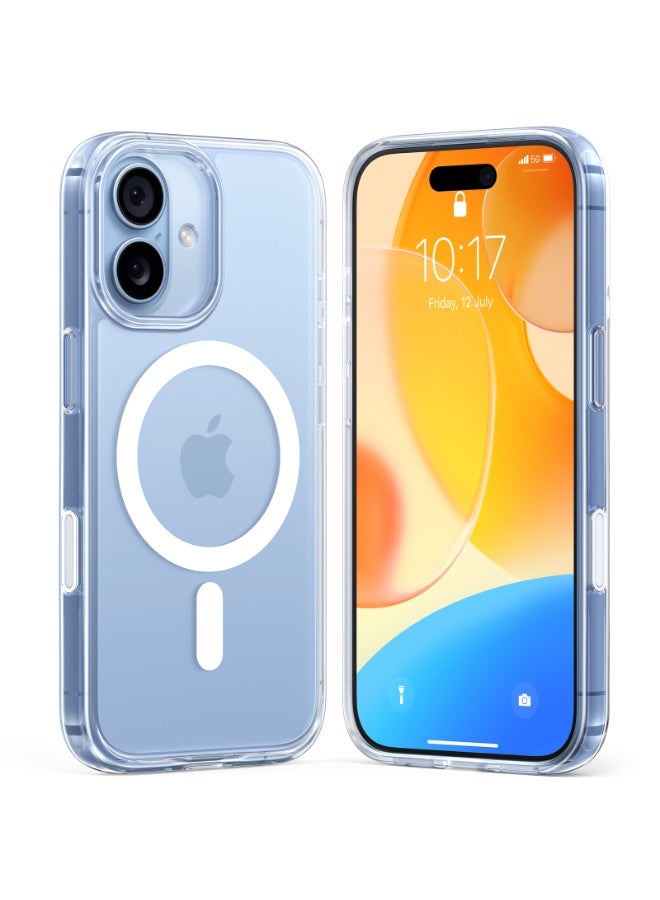 TORRAS Guardian-Mag Series iPhone 17 Clear Case, Magnetic Shockproof, Military-Grade, Anti-Yellowing - Clear - Image 1