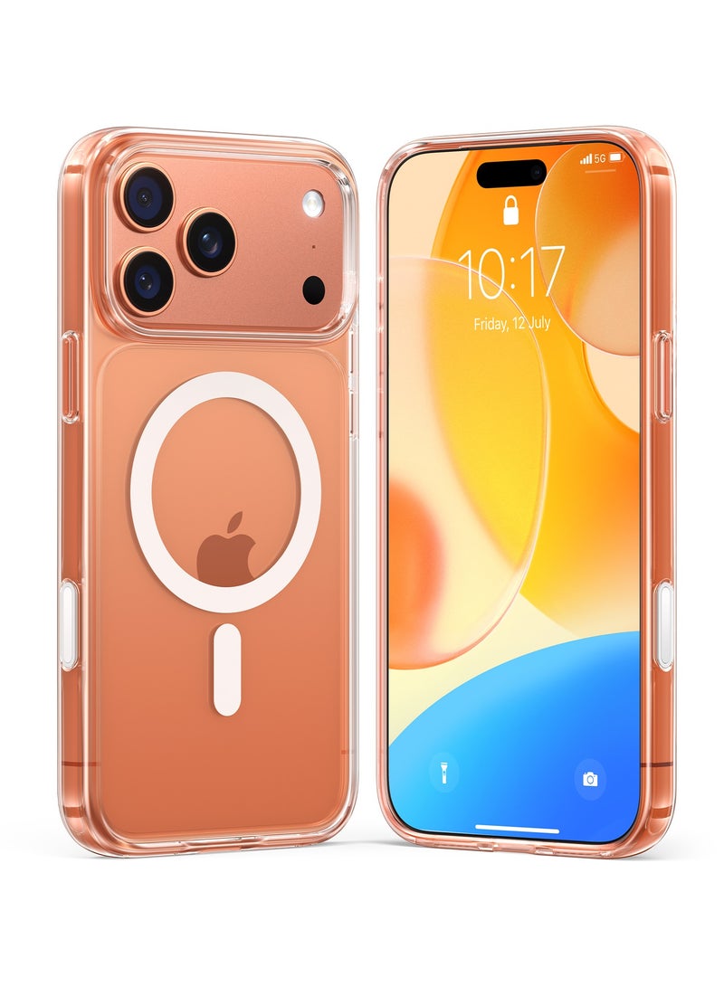 TORRAS Slim Fit-Mag Series iPhone 17 Pro Clear Case – Ultra-Thin, MagSafe Compatible, Anti-Scratch - Clear