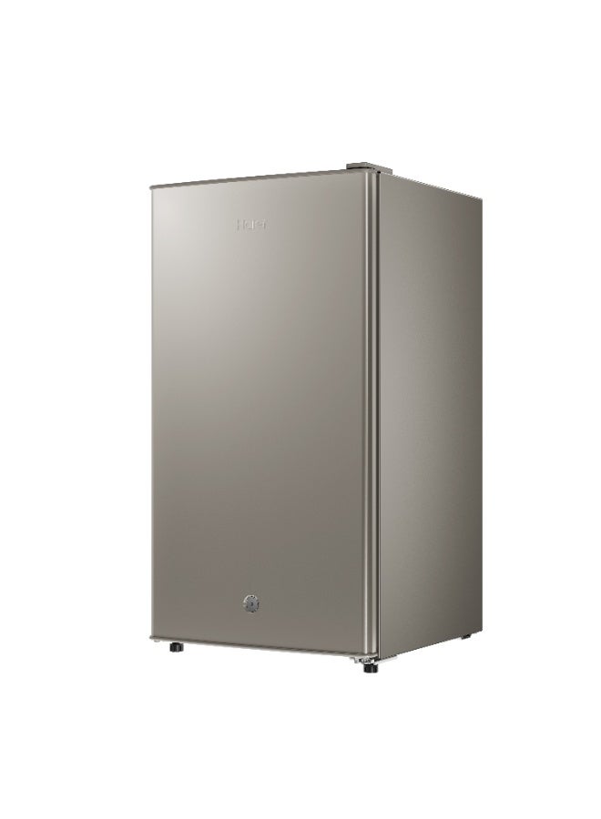 Haier Refrigerator Single Door, 3.2 Cu.ft/91L,Frost zone,H-DEO,LED,R600a Refrigerant,SASO C,Sliver 3.2 cu.ft HR-135SLUK2SA Silver - Image 1