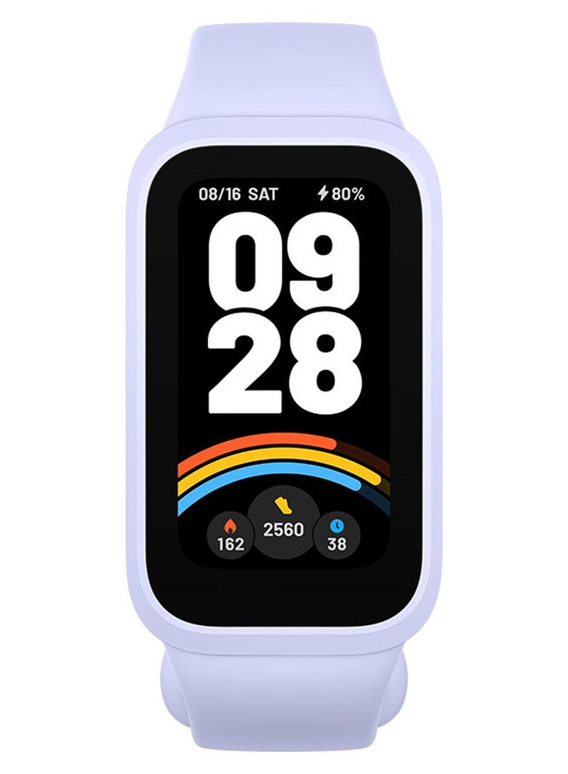 Xiaomi Smart Band 9 Active – Purple | 1.47 Inch Big Screen, 18 Days Battery Life, All-Day Health Monitoring, Water Resistant, Ultra-Slim Body purple - Image 1