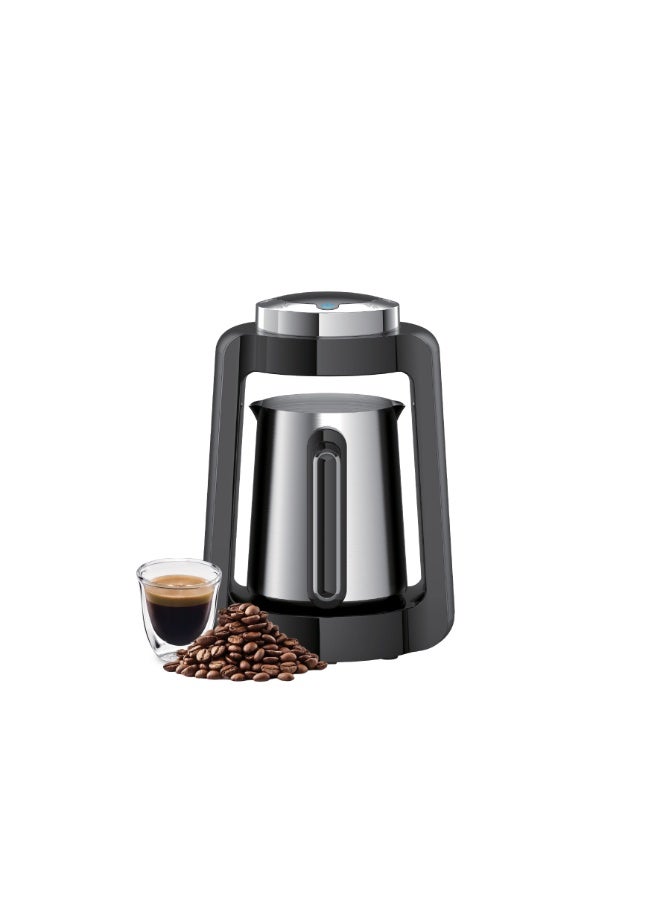 Techno Best Best Turkish Coffee Maker Single Pot- S.S 950 ml 400 W BCT-001 Silver - Image 1