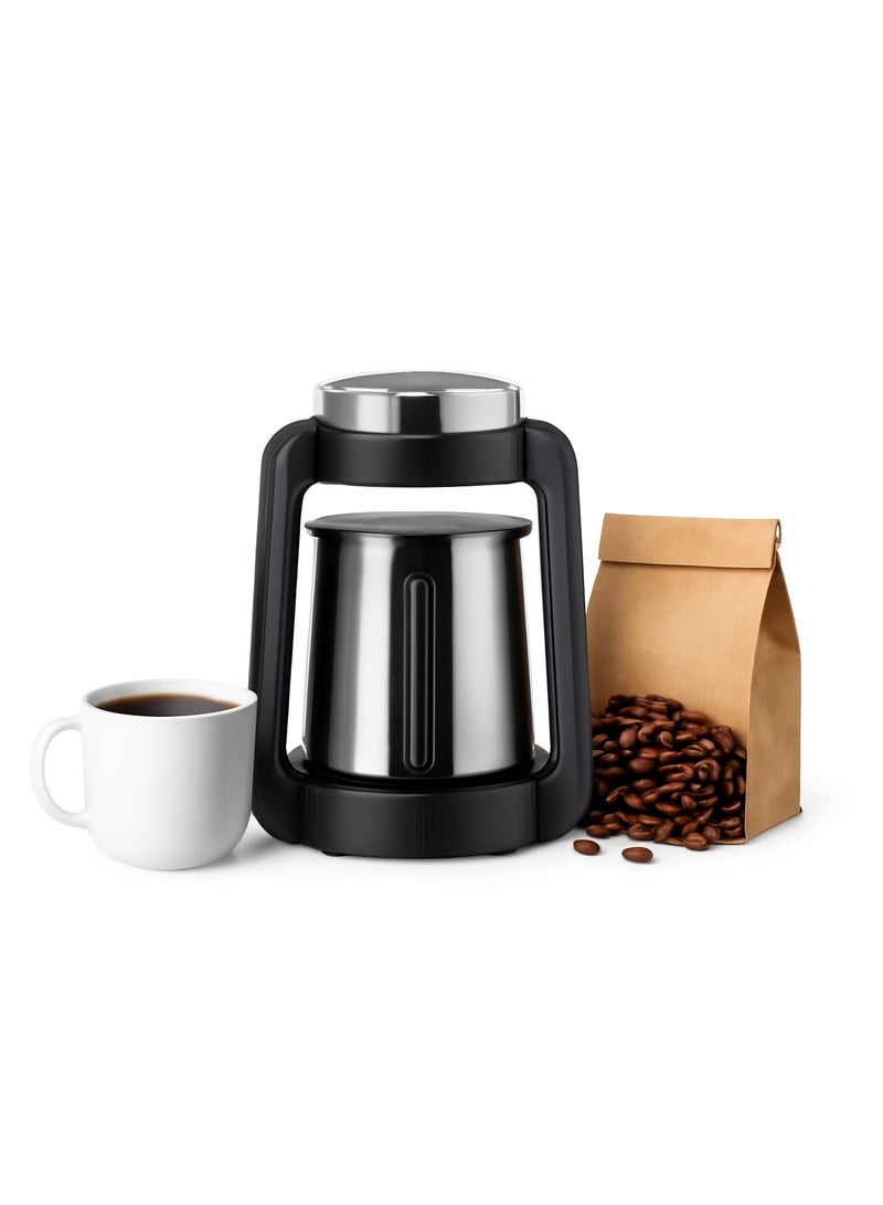 Techno Best Best Turkish Coffee Maker Single Pot- S.S 950 ml 400 W BCT-001 Silver - Image 4