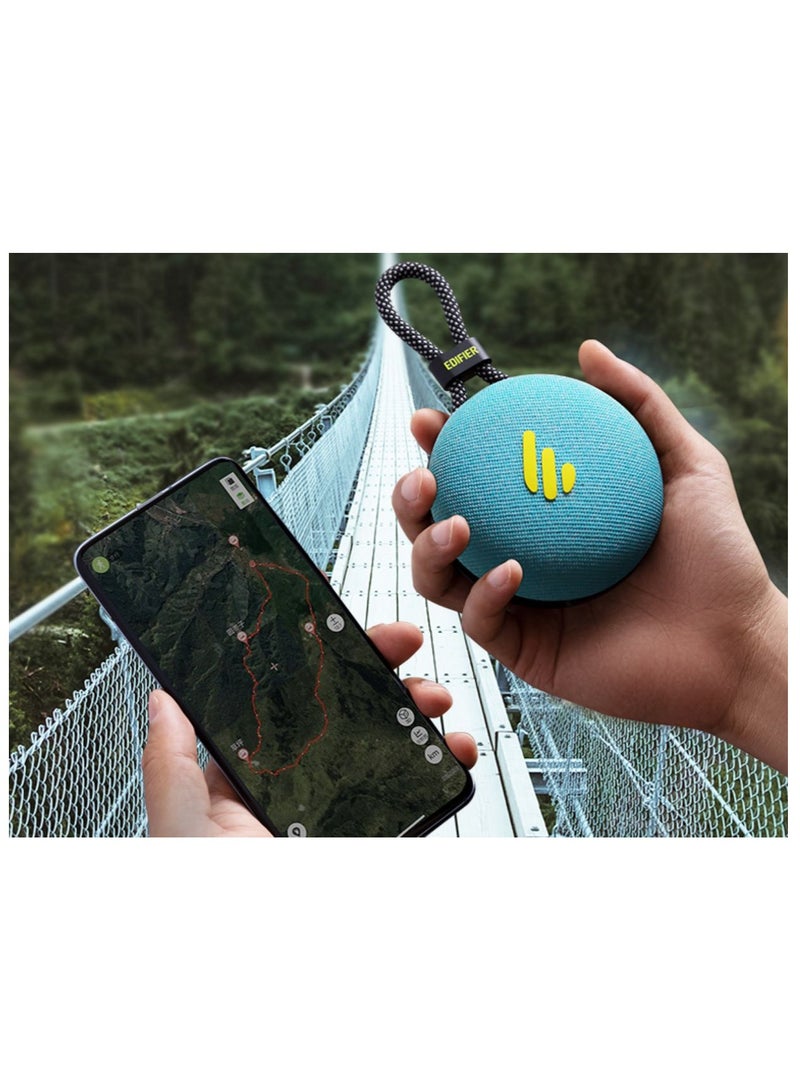اديفير مكبر صوت بلوتوث محمول MP100 بلس جودة عالية سائق 43 مم 9 ساعات من التشغيل المتواصل للموسيقى عملية سهلة من خلال لوحة تحكم كاملة مقاومة للماء والغبار IPX7 - Image 3