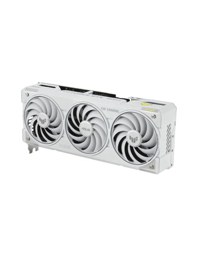 ASUS TUF Gaming GeForce RTX ™ 5070 Ti 16GB GDDR7 White OC Edition Gaming Graphics Card (PCIe® 5.0, HDMI®/DP 2.1, 3.125-slot, military-grade components, protective PCB coating, axial-tech fans) white - Image 3