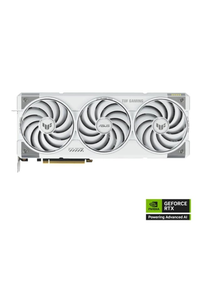 ASUS TUF Gaming GeForce RTX ™ 5070 Ti 16GB GDDR7 White OC Edition Gaming Graphics Card (PCIe® 5.0, HDMI®/DP 2.1, 3.125-slot, military-grade components, protective PCB coating, axial-tech fans) white - Image 2