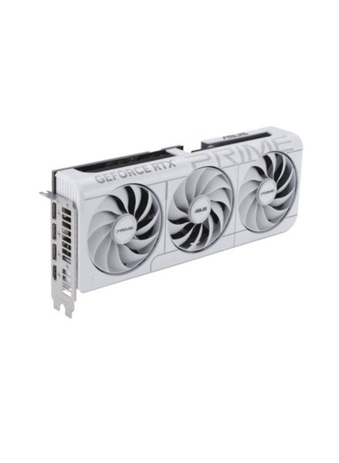 ASUS PRIME GeForce RTX™ 5070 12GB GDDR7 White OC Edition Graphics Card (PCIe® 5.0, 12GB GDDR7, HDMI®/DP 2.1, 2.5-slot, Axial-tech fans, Dual BIOS) white - Image 3