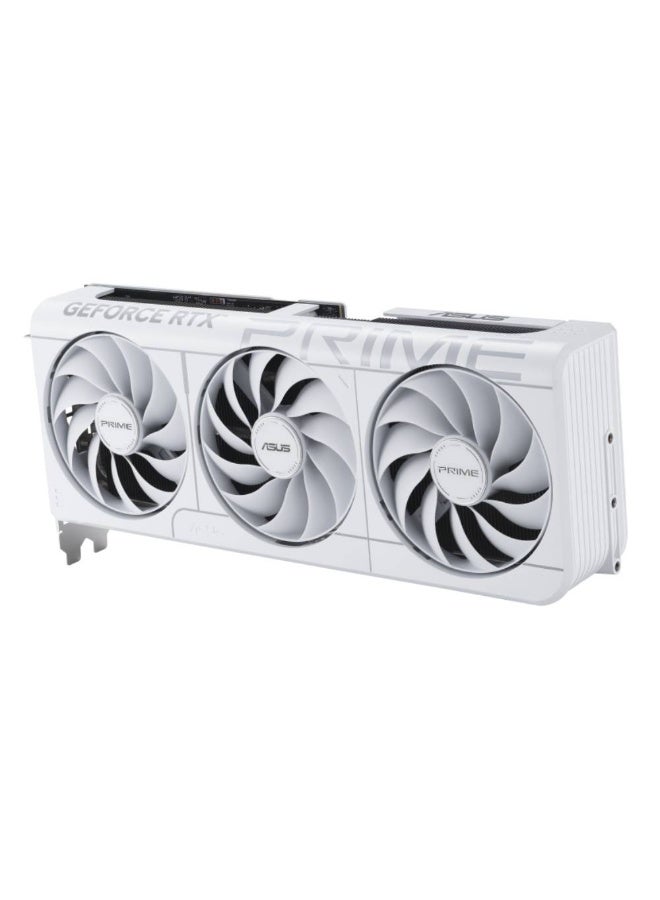 ASUS PRIME GeForce RTX™ 5070 12GB GDDR7 White OC Edition Graphics Card (PCIe® 5.0, 12GB GDDR7, HDMI®/DP 2.1, 2.5-slot, Axial-tech fans, Dual BIOS) white - Image 4