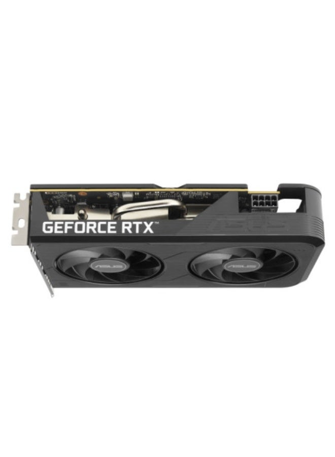ASUS Dual GeForce RTX 5050 O8G 8GB GDDR6 OC Edition Graphics Card, 128-Bit, 20Gbps, 1x 8-Pin Power, PCIe 4.0, Dual Axial-Tech Fans, Vented Backplate, Dual BIOS (Performance/Quiet Modes), DLSS 4, Ray Tracing, HDMI 2.1 & DisplayPort 1.4a, Compact 2-Slot Design | 90YV0N72-M0NA00 black - Image 3