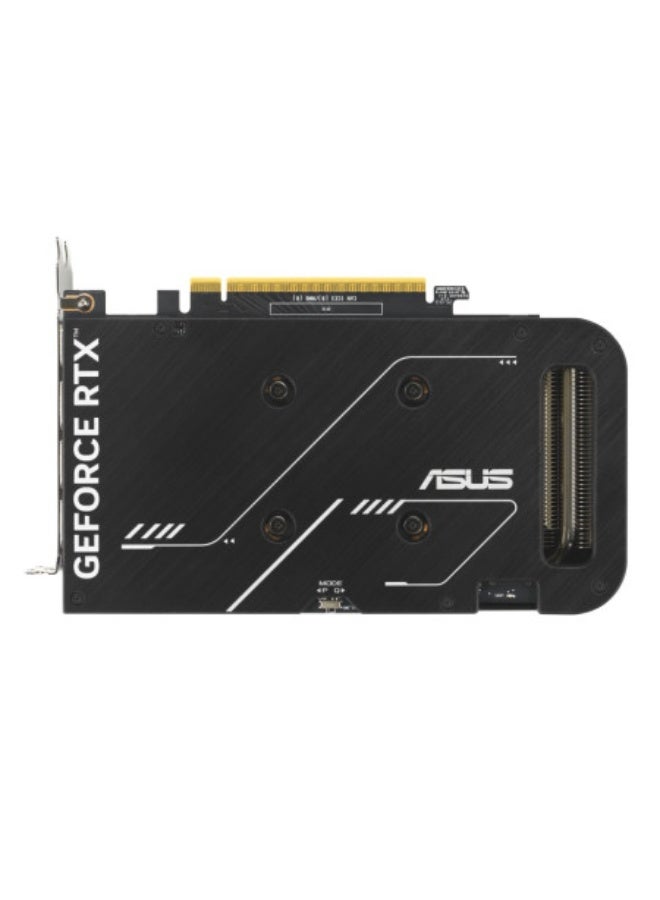 ASUS Dual GeForce RTX 5050 O8G 8GB GDDR6 OC Edition Graphics Card, 128-Bit, 20Gbps, 1x 8-Pin Power, PCIe 4.0, Dual Axial-Tech Fans, Vented Backplate, Dual BIOS (Performance/Quiet Modes), DLSS 4, Ray Tracing, HDMI 2.1 & DisplayPort 1.4a, Compact 2-Slot Design | 90YV0N72-M0NA00 black - Image 4