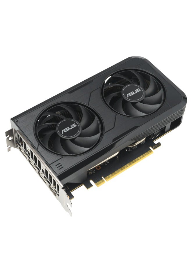 ASUS Dual GeForce RTX 5050 O8G 8GB GDDR6 OC Edition Graphics Card, 128-Bit, 20Gbps, 1x 8-Pin Power, PCIe 4.0, Dual Axial-Tech Fans, Vented Backplate, Dual BIOS (Performance/Quiet Modes), DLSS 4, Ray Tracing, HDMI 2.1 & DisplayPort 1.4a, Compact 2-Slot Design | 90YV0N72-M0NA00 black - Image 2
