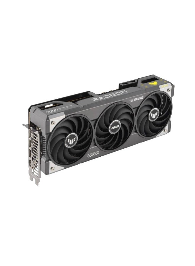 ASUS TUF Gaming Radeon RX 9070 XT OC Edition 16GB GDDR6 Gaming Graphics Card (PCIe® 5.0, 16GB GDDR6, HDMI/DP 2.1, 3.125-slot, military-grade components, protective PCB coating, axial-tech fans) black - Image 3