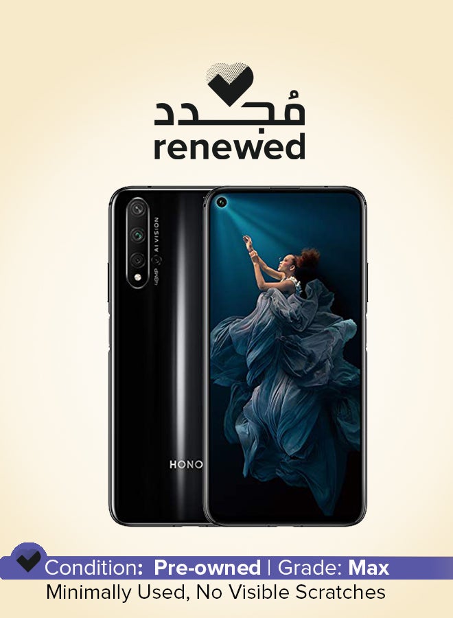 Honor Renewed - 20 Dual SIM Midnight Black 8GB RAM 128GB - Image 1