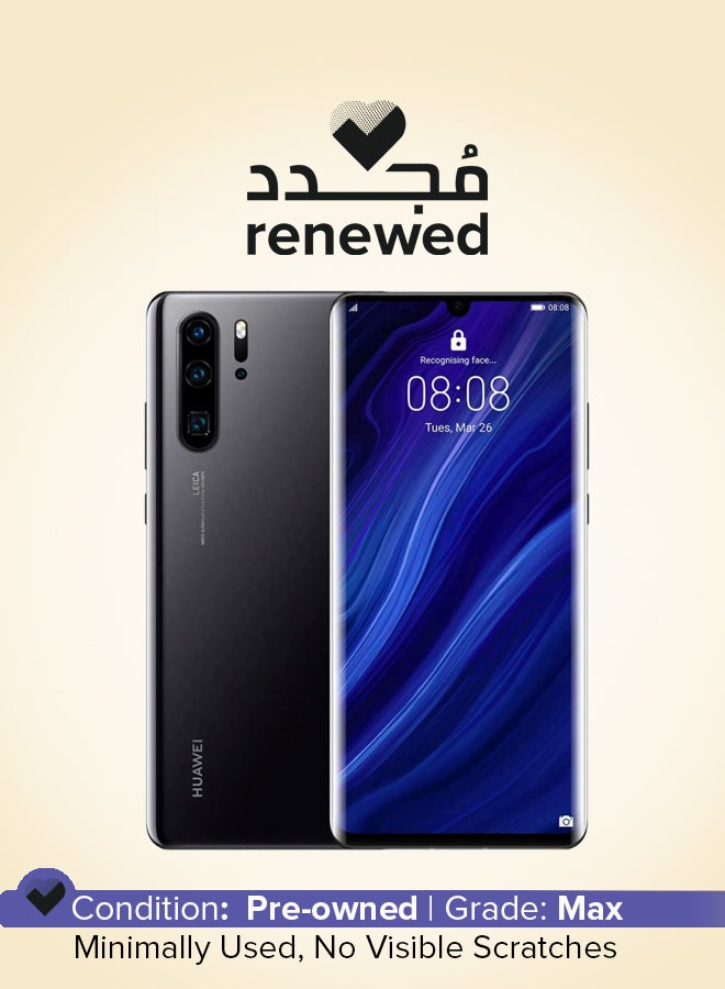 هواوي مجدد - P30 برو ثنائي الشريحة أسود 8 جيجابايت رام 128 جيجابايت 4G LTE - Image 1
