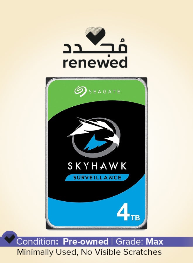 Seagate Renewed -  Skyhawk 4TB, Video Internal Hard HDD – 3.5", SATA 6Gb/s, 256MB Cache 4 TB - Image 1