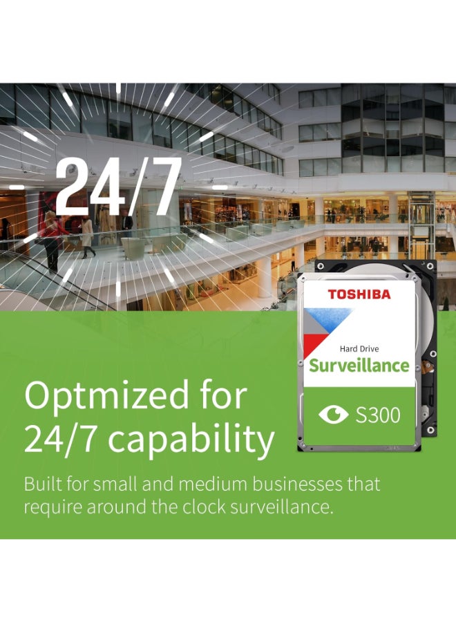 Toshiba Renewed - 4TB S300 Surveillance HDD - 3.5" SATA Internal Hard Drive 4 TB - Image 2
