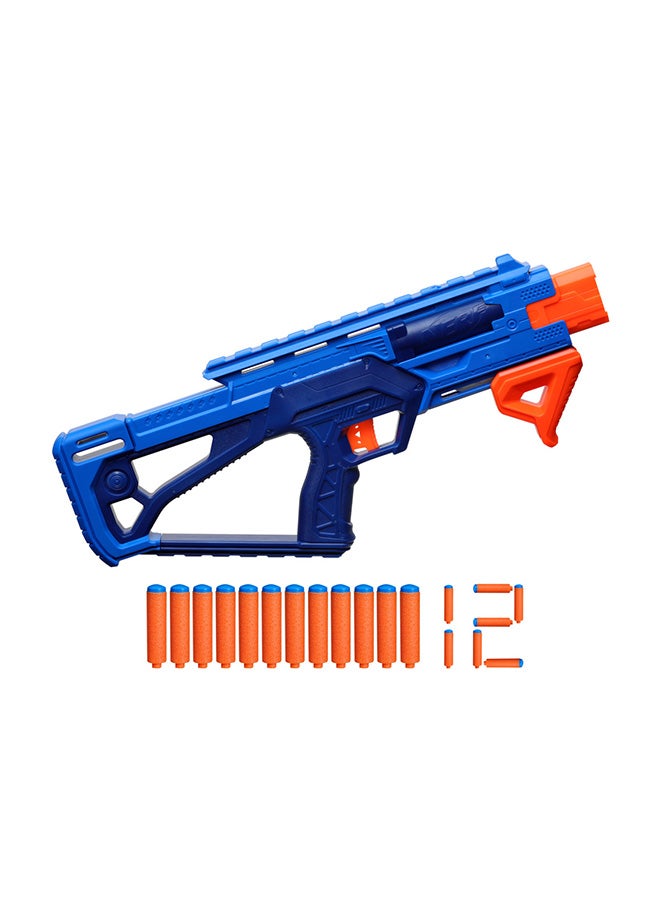 NERF N Series Double Impact Blaster, 12 Official N1 Darts Compatible Only with Nerf N1 Blasters, Pump Action Priming, Kids Gifts, Ages 8+ - Image 2