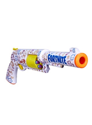 Nerf Fortnite Frenz 4 Ever Blaster includes 6 Nerf Elite Darts | 6-Dart Drum | Bonus Code To Unlock Frenz 4 Ever Wrap in the Game for 8+ Years | G1132 - view 3
