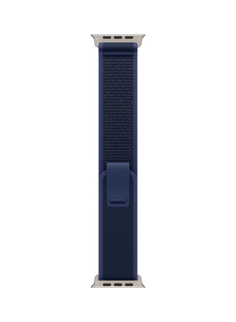 ابل  Renewed - Watch Ultra 2 (2024) GPS + Cellular 49mm Natural Titanium Case With Blue Trail Loop - M/L - Image 3