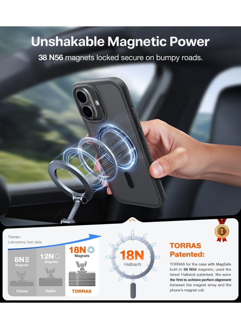 حافظة آيفون 17 من سلسلة Guardian-Mag، متوافقة مع مغناطيس ماغسيف، حماية من السقوط بمعيار عسكري 12 قدم، تصميم أنيق نحيف - Image 4