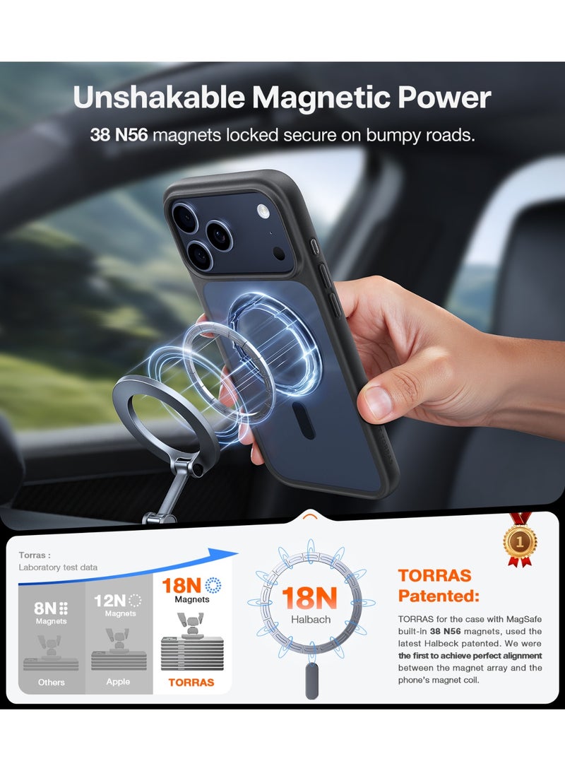 حافظة آيفون 17 برو ماكس من سلسلة غارديان-ماج، متوافقة مع مغناطيس ماجسيف، حماية من السقوط بمعيار عسكري 12 قدم، تصميم نحيف وأنيق - - Image 5