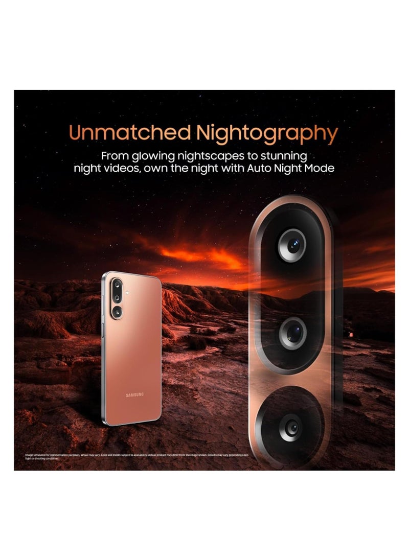 سامسونج جالاكسي M36 5G (أخضر فاتح) | 6GB+128GB | 7.7mm نحيف | زجاج غوريلا فيكتوس+ | دائرة للبحث | جوجل جمنيني | كاميرا 50MP OIS AI | تصوير ليلي | النسخة الهندية مفتوحة عالمياً - Image 3