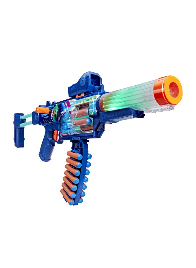 NERF Loadout Cyberlight Ghost Blaster, Electronic Glowing LED Lights, 4 Attachment Accessories, 24 N1 Darts, Kids Toys & Gifts, Ages 8+ - Image 4