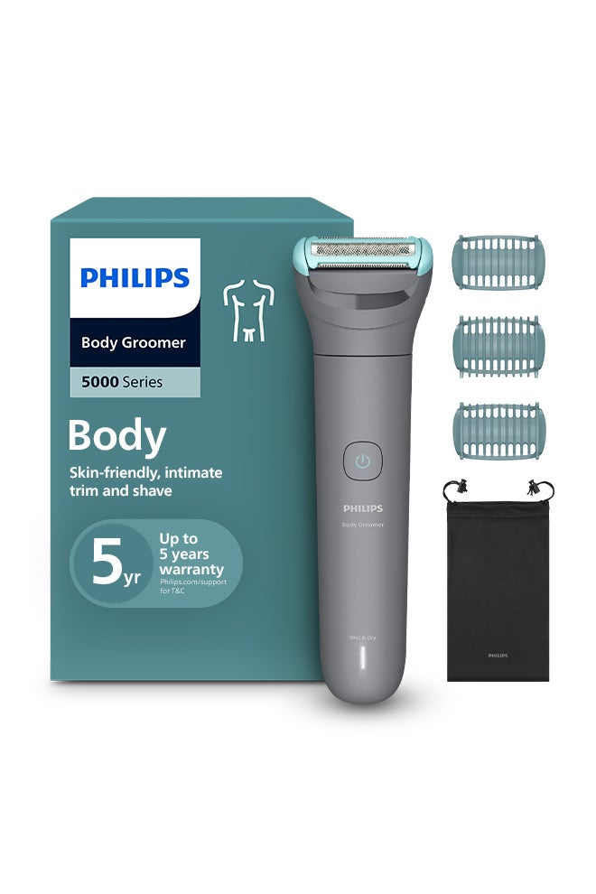 Philips Body Groomer 3000 Series With Triple Protect Shaving System BG3485/15 - Mid Grey - Image 1