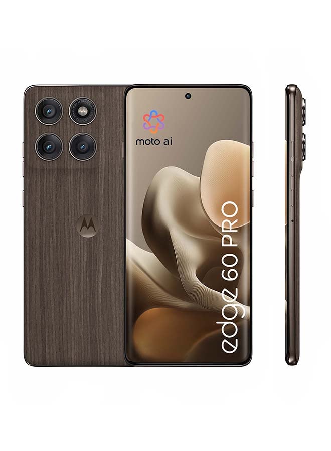 Motorola Edge 60 Pro 5G Dual SIM PANTONE Walnut 12GB+12GB RAM 512GB - Middle East Version - Image 1