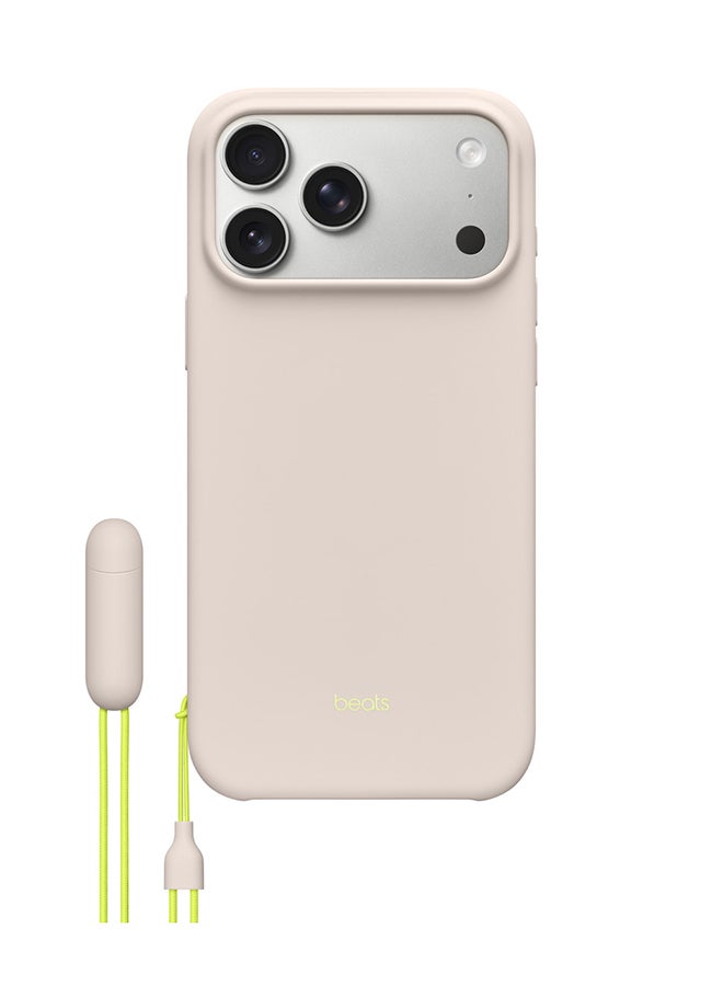 ابل  Beats iPhone 17 Pro Max Kickstand Case with MagSafe and Camera Control - Lime Stone purple - Image 1