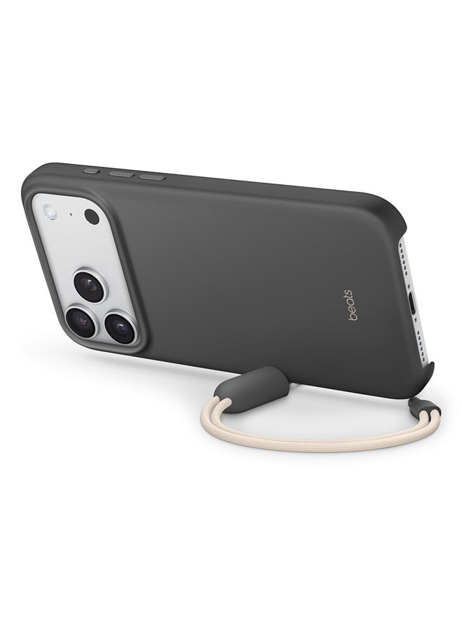 ابل  Beats iPhone 17 Pro Max Kickstand Case with MagSafe and Camera Control - Granite Gray Granite Gray - Image 4