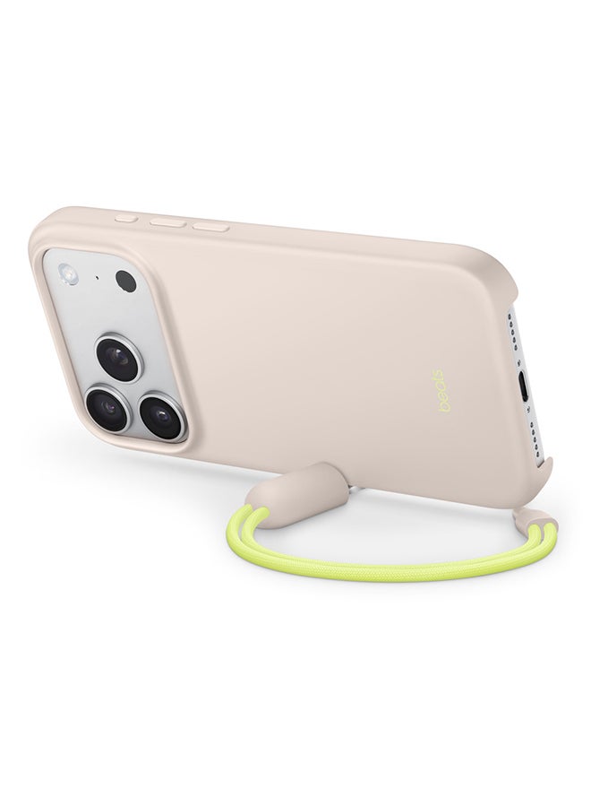 ابل  Beats iPhone 17 Pro Kickstand Case with MagSafe and Camera Control - Lime Stone purple - Image 4