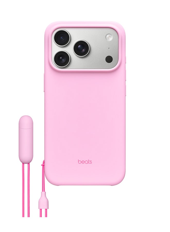 Beats iPhone 17 Pro Kickstand Case with MagSafe and Camera Control - Pebble Pink Pebble Pink - Image 1