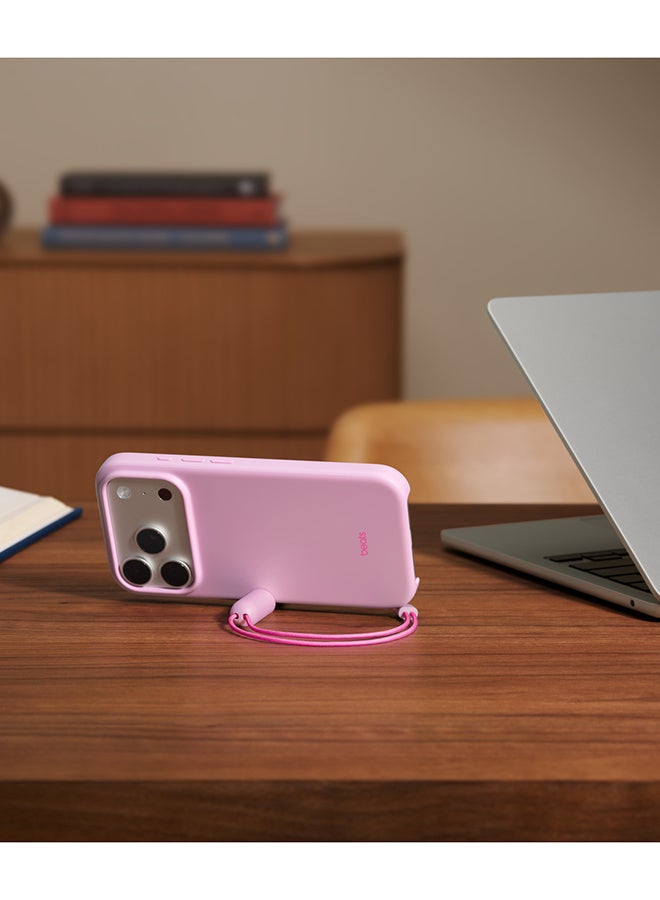 Beats iPhone 17 Pro Kickstand Case with MagSafe and Camera Control - Pebble Pink Pebble Pink - Image 2