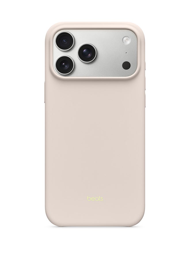 ابل  Beats iPhone 17 Pro Max Case with MagSafe and Camera Control — Lime Stone Purple - Image 1