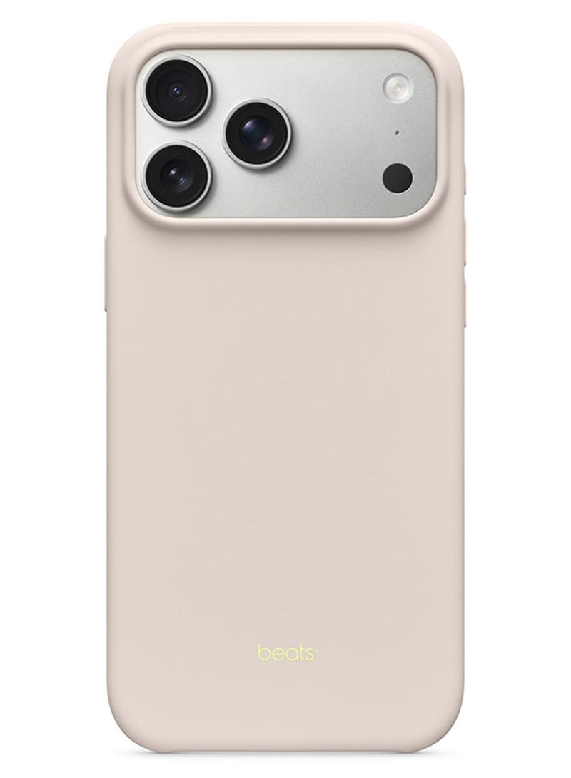 ابل  حافظة Beats لجهاز iPhone 17 Pro Max مع MagSafe وتحكم في الكاميرا - حجر الليمون - Image 1