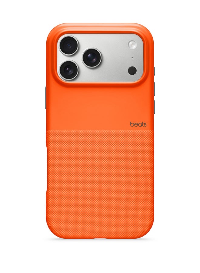 ابل  Beats iPhone 17 Pro Max Rugged Case with MagSafe and Camera Control – Sierra Orange Sierra Orange - Image 1