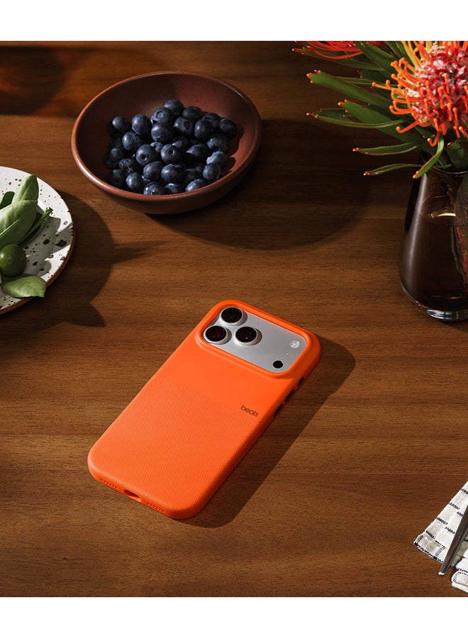 ابل  Beats iPhone 17 Pro Max Rugged Case with MagSafe and Camera Control – Sierra Orange Sierra Orange - Image 2