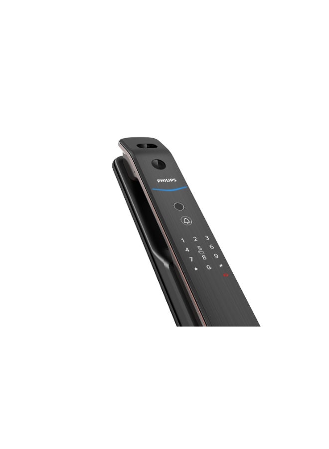 Philips Philips Smart Door Lock 709Fvp Facial Recognition With 3D Face Id, Motion Sensor, Wifi App Control, 4’’ Ips Display, Auto Locking & 5000Mah Long-Life Battery Black 60mm - Image 4