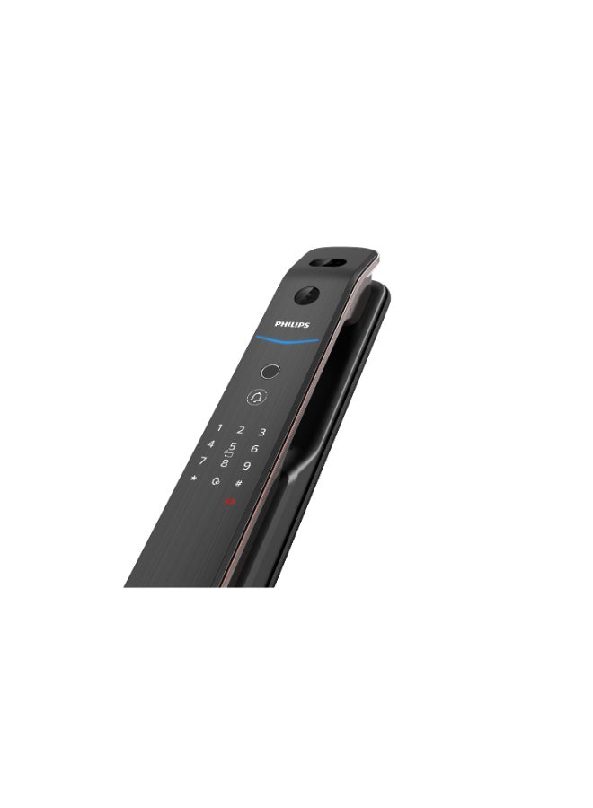 Philips Philips Smart Door Lock 709Fvp Facial Recognition With 3D Face Id, Motion Sensor, Wifi App Control, 4’’ Ips Display, Auto Locking & 5000Mah Long-Life Battery Black 60mm - Image 3