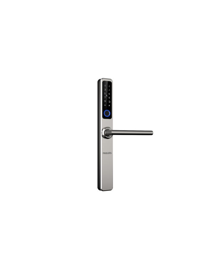 Philips Philips Smart Door Lock 608 Easykey , Suitable For Narrow Frame And Indoor & Outdoor Doors, Ip65 Dust & Water Resistant, Wi-Fi, Real-Time Alerts, Pin Sharing, Multiple Unlock Methods Silver 45mm - Image 3