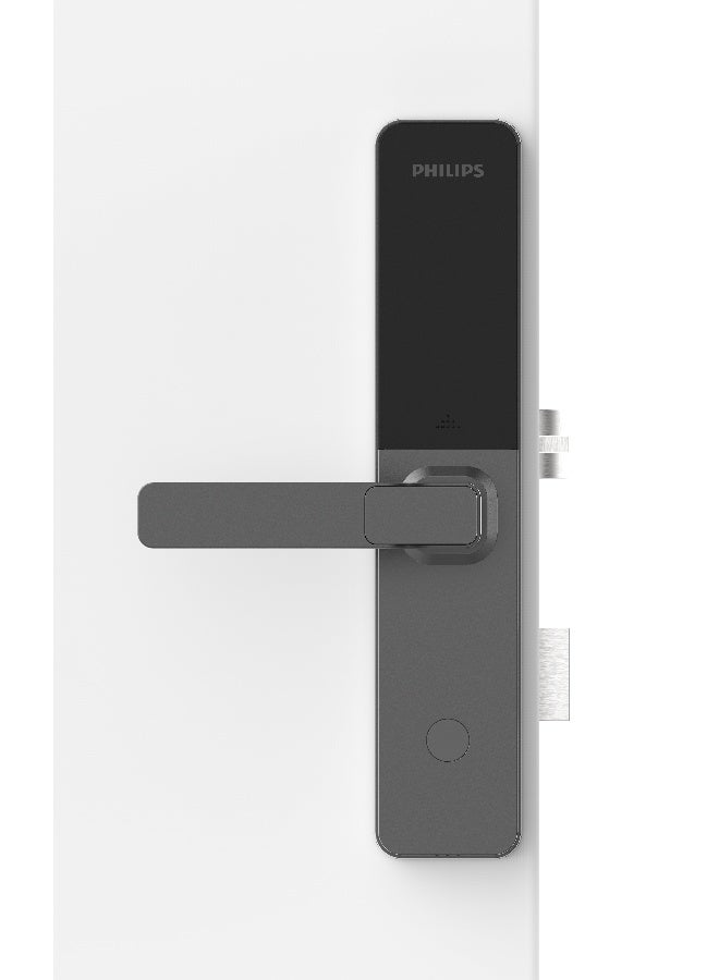Philips Philips Smart Door Lock 615 50 Mm Easykey , Bluetooth App Setup, Offline Pin Sharing, Intuitive Fingerprint, Dual Verification, Hidden Pin, 4 Unlock Methods, Low Battery Alert Grey - Image 5
