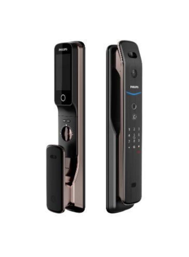 Philips Philips Smart Door Lock 709Fvp Facial Recognition With 3D Face Id, Motion Sensor, Wifi App Control, 4’’ Ips Display, Auto Locking & 5000Mah Long-Life Battery Copper 70mm - Image 1