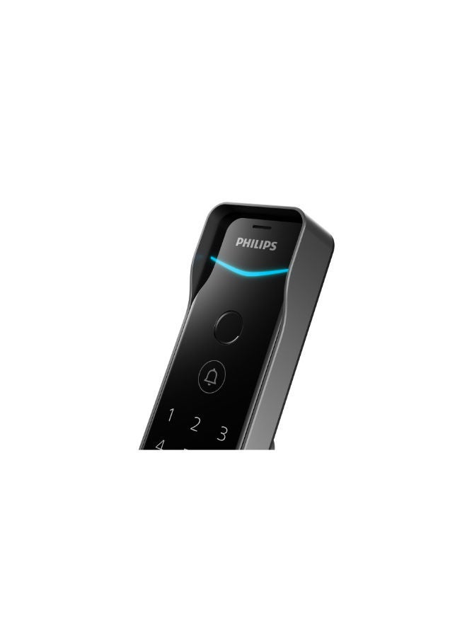 Philips Philips Smart Door Lock 505 , Ideal For Saudi Outdoor Use, Ip65 Dustproof & Waterproof, Withstands 70°C Heat, Multiple Unlock Methods, Custom Pin Codes, Auto Locking, App Alerts Black - Image 3
