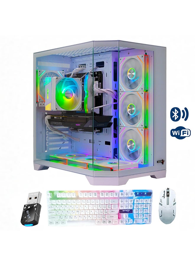 Spear Pc Gaming PC With Intel Core i5-14400F Processor/32GB RAM DDR/1TB SSD/8GB Nvidia GeForce RTX 5060 Graphics/Windows 11 Pro/ White - Image 1