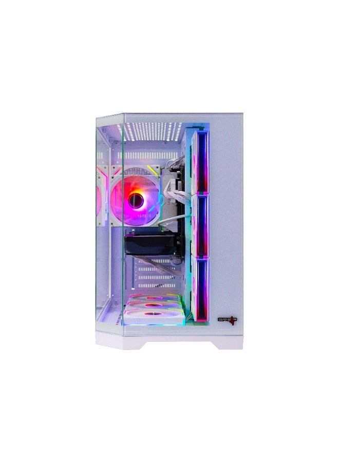 Spear Pc Gaming PC With Intel Core i5-14400F Processor/16GB RAM DDR/1TB SSD/8GB Nvidia GeForce RTX 5060 Graphics/Windows 11 Pro/ White - Image 3