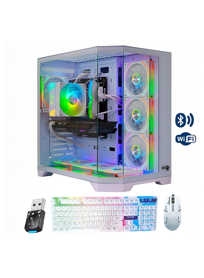 Spear Pc Gaming PC With Intel Core i5-14400F Processor/16GB RAM DDR/1TB SSD/8GB Nvidia GeForce RTX 5060 Graphics/Windows 11 Pro/ White - Image 1