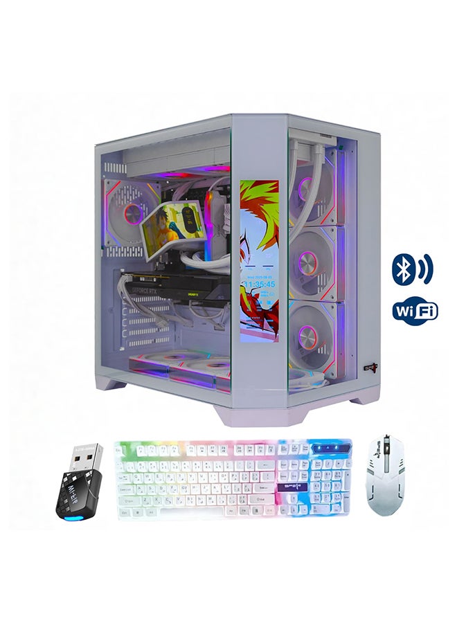 Spear Pc Gaming PC With Intel Core i5-14400F Processor/32GB RAM DDR5/1TB SSD/8GB Nvidia Geforce RTX 5060 Graphics/Windows 11 Pro/ White - Image 1