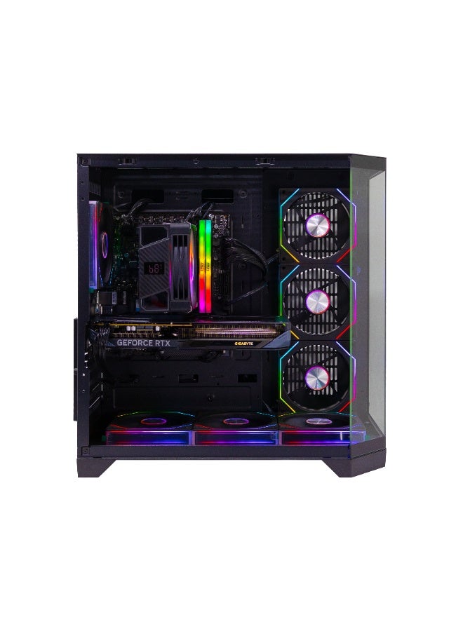 Spear Pc Gaming PC With Intel Core i5-14400F Processor/32GB RAM DDR5/1TB SSD/8GB Nvidia GeForce RTX 5060 Graphics/Windows 11 Pro/ Black - Image 2