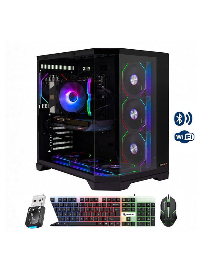 Spear Pc Gaming PC With Intel Core i5-14400F Processor/32GB RAM DDR5/1TB SSD/8GB Nvidia GeForce RTX 5060 Graphics/Windows 11 Pro/ Black - Image 1
