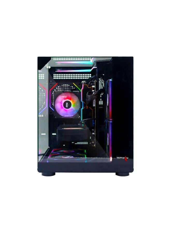 Spear Pc Gaming PC With Intel Core i5-14400F Processor/32GB RAM DDR5/1TB SSD/8GB Nvidia GeForce RTX 5060Ti Graphics/Windows 11 Pro/ Black - Image 3